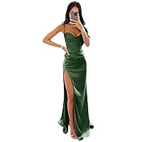 Eightale Halter Prom Dresses Sweetheart with Slit Formal Party Evening Dresses
