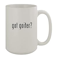 got goiter? - 15oz Ceramic White Coffee Mug, White