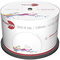 2761206 DVD-R Blank Discs 16x Speed, 4.7GB, 120 Min, Spindle of 50