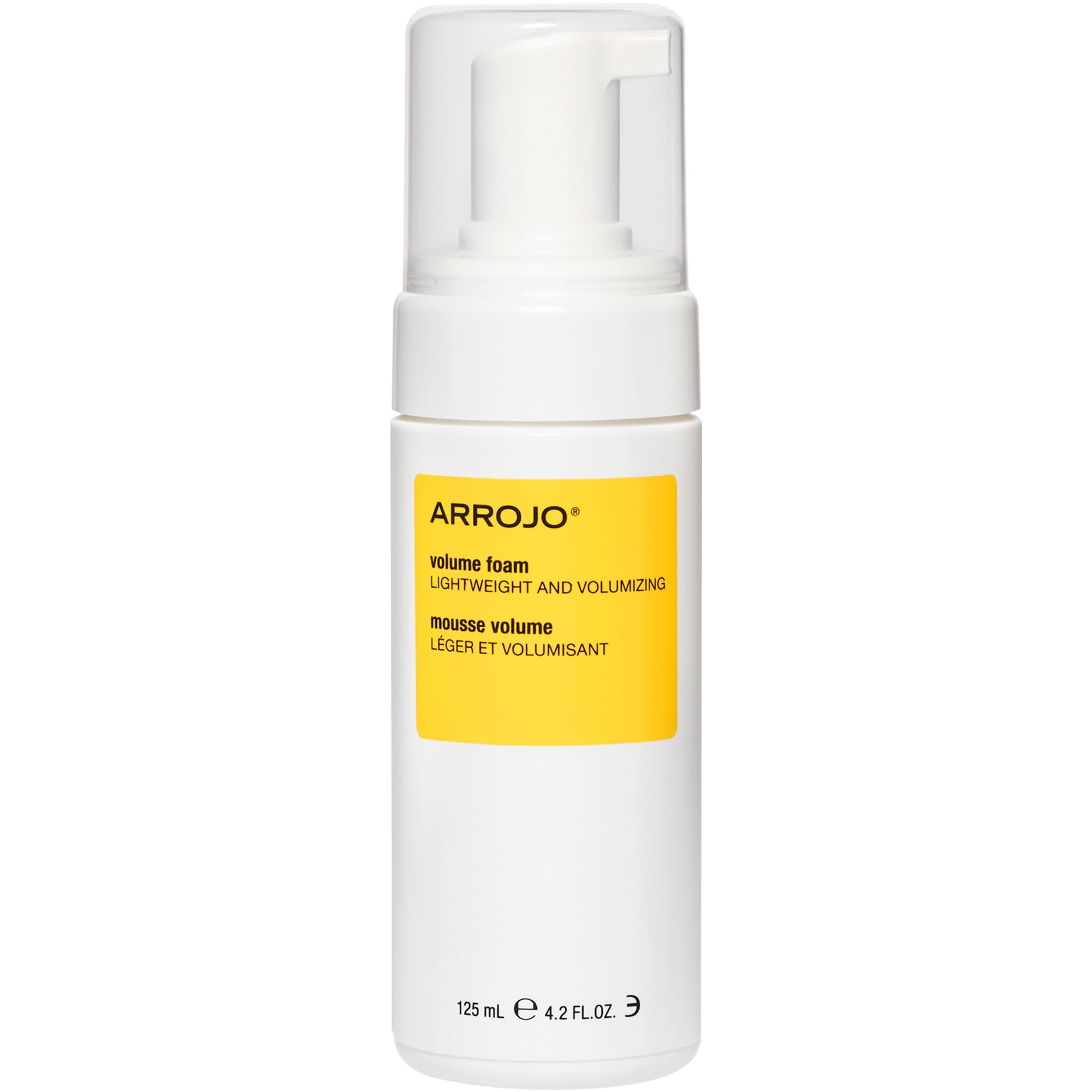 Mousse for Hair Volume - Sulfate-Free, Paraben-Free Hair Foam Mousse - Volumizing Mousse for Fine Hair with Vitamin B5, Amino Acids, & Flower Oil - Volume Booster Foam for Men & Women by Arrojo, 4.2oz