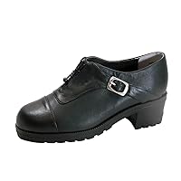 Peerage Naya Women's Wide Width Leather Shoes with Zipper