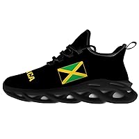 Jamaica Shoes for Women Men Road Running Walking Tennis Breathable Lightweight Sneakers Gifts for Men Women