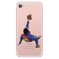 Custom Shock and dust Resistant Cases, Silicone Soft TPU Messi Soccer Mobile Covers Compatible with iPhone (iPhone 5/5s/5SE)