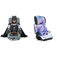 KidsEmbrace 2-in-1 Forward-Facing Harness Booster Seat, DC Comics Batman Caped Crusader & High Back Booster Car Seat, Disney Frozen Elsa and Anna Purple, White, Blue