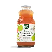 365 by Whole Foods Market, Organic Juice Not from Concentrate - Pasteurized, Gravenstein Apple, 32 Fl Oz