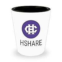 Official Hshare Cryptocurrency Bar Drinking 1.5oz Shot Glass Crypto Miner Blockchain Invest Trade Buy Sell Hold HSR