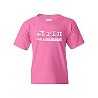 I 8 Sum Pi and It was Delicious Math Mathematics Novelty Youth Kids T-Shirt Tee