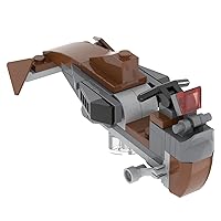 MOOXI-MOC Space Wars Flitknot Speeder Bike Building Set,Creative Building Blocks Children Toys Kit,Made for Movie Fans(48pcs)