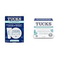 TUCKS Multi-Care Relief Kit with 40 Pads & Cream + 100 Medicated Cooling Pads for Hemorrhoid Treatment
