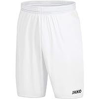 JAKO Manchester 2.0 Children's Tracksuit Bottoms, Short Sports Trousers for Boys and Girls with Elastic Waistband, Without Inner Briefs, 100% Polyester
