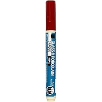 Company 2-4 mm 1-Piece Glass and Porcelain Markers, Dark Red