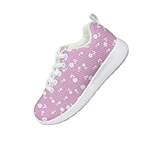 Children's Casual Shoes Boys and Girls Round Front Lace-Up Shoes Light and Comfortable for Indoor and Outdoor Sports