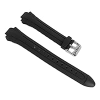 Genuine Casio Factory Watch Band Black Rubber Strap 10257862 MTR-102-1A1V MTR-102-7A