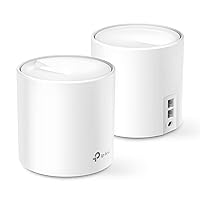 TP-Link WiFi 6 Mesh WiFi, AX3000 Whole Home Mesh WiFi System (Deco X60) - Covers up to 5000 Sq. Ft., Replaces WiFi Routers and Extenders, Parental Control, 2-pack