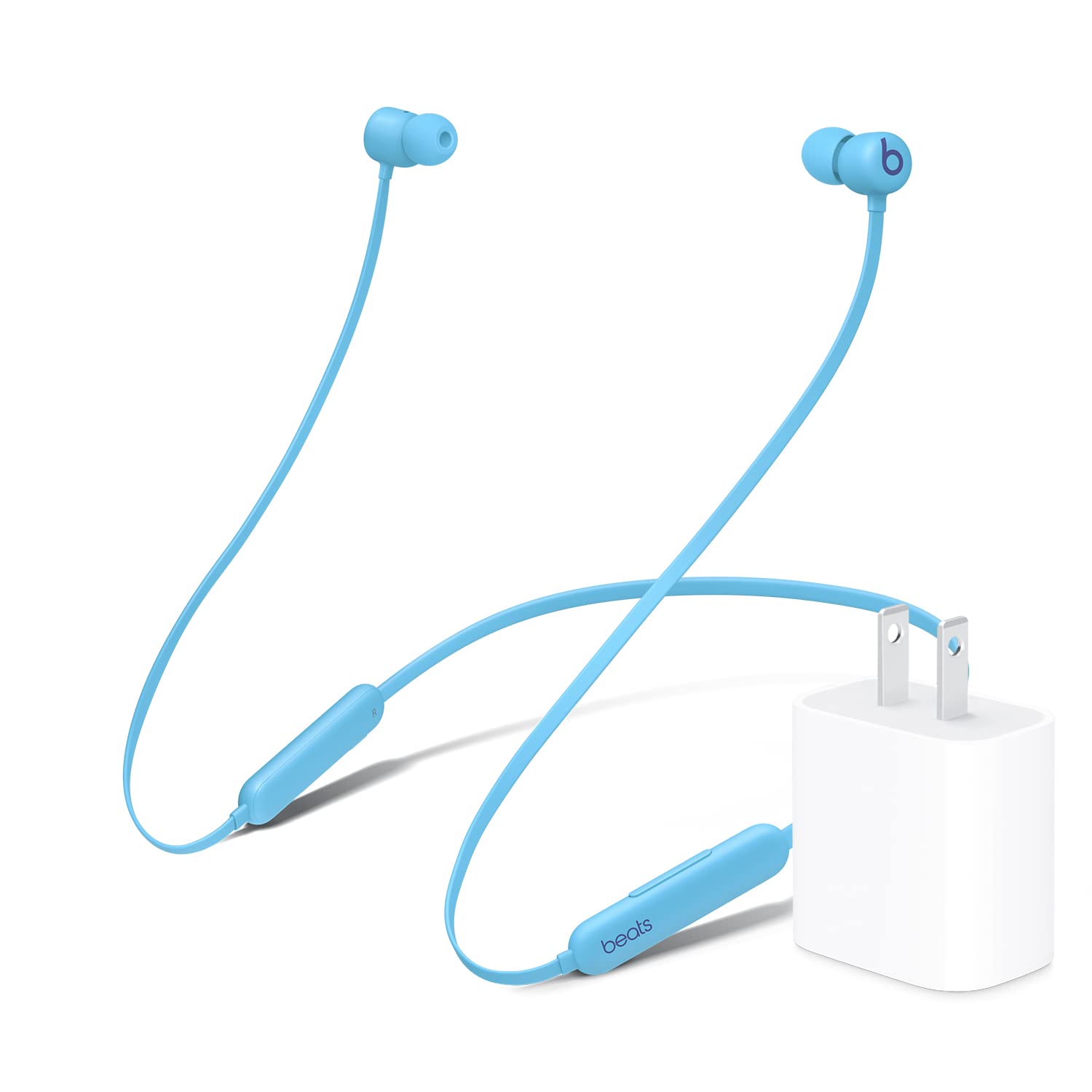 Beats Flex in Blue with Apple 20W USB-C Power Adapter