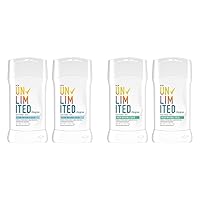 Degree Unlimited Antiperspirant Deodorant Stick 2 Count Clean & Fresh Scents with SmartAdapt Tech 2.7 oz Each