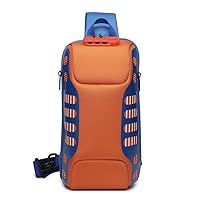 OZUKO 9339 Waterproof Sling Bag Chest Bag Mini Crossbody Bag Luxury Sling Backpack For Hiking and Travel