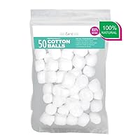 Spancare Cotton Ball for Eye, Face Makeup and Nail Paint Remover (Pack of 50)