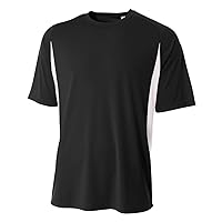 A4 Youth Cooling Performance Color Block Short Sleeve Tee