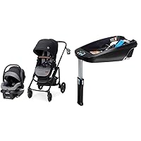 Maxi-Cosi TaylaTM Max Travel System with Mico Luxe+ Infant Car Seat and Extra Base, Onyx Wonder