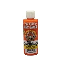 Pro-Cure Trout Bait Sauce, 4 Ounce,Orange