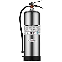 Amerex B240 Stored Pressure Water Fire Extinguisher, 2.5 Gallon for Class A Fires
