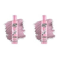 Hair Dye - Vegan and Cruelty-Free Semi Permanent Hair Color - Temporary Dye for Pre-lightened or Blonde Hair - No Peroxide or Developer Required (MARSHMALLOW) (Pack of 2)