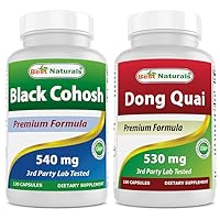 Best Naturals Black Cohosh 540 mg & Dong Quai 530 mg
