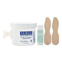 Surgi-Wax Brazilian Waxing Kit for Private Parts 2 Piece Kit 4.0 oz