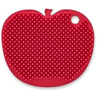 Silicone Scrubber, One Size, Red
