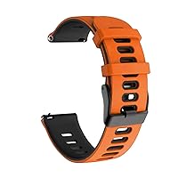 Double Color Silicone Straps for Mibro Lite Smart Watch Band Bracelets for Xiaomi Mibro Air/Mijia Quartz Wristband (Color : Color I, Size : 20mm)