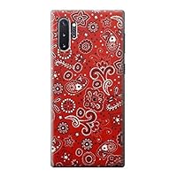 R3354 Red Classic Bandana Case Cover for Samsung Galaxy Note 10 Plus