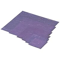 Yamashita Crafts C30-651 04-0975-0108 Gold Foil Paper Laminate, Purple, 12 Squares, 5,000 Sheets