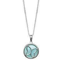 Boma Jewelry Sterling Silver Butterfly Necklace, 16 Inches