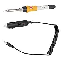 Electric Soldering Iron with Cigarette Lighter Plug Soldering Tool DC 12V 60W Portable Car SUV Electric Soldering Iron with Power Cord Welding Equipment