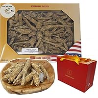 DOL Hand-Selected American Wisconsin Farmed Ginseng Root Medium&Large 美国威斯康辛州 长枝西洋参 花旗参 | Cultivated Wisconsin American Ginseng (Medium 16oz/Box)