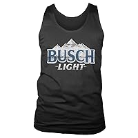 Busch Officially Licensed Light Beer Tank Top Vest Vest (Black)