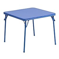 Flash Furniture Mindy Kids Blue Folding Table
