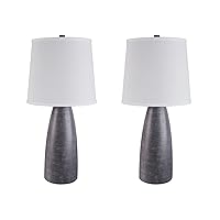 Signature Design by Ashley Shavontae Modern Table Lamp, 2 Count Lamps, 27.5
