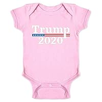 Pop Threads Donald Trump 2020 Campaign Pro Trump Baby Toddler Kids Girl Boy T-Shirt