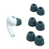 Comply Foam Ear Tips for Apple AirPods Pro Generation 1 & 2, Large, Pine Green, 3 Pairs - Ultimate Comfort, Unshakeable Fit, Memory Foam Earbud Replacement Tips, Made in The USA