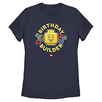 Fifth Sun Lego Iconic Birthday Builder Women's Short Sleeve Tee Shirt
