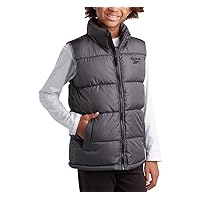 Reebok Boys Puffer Vest - Kids Lightweight Quilted Full Zip Vest - Outerwear Sleeveless Jacket for Boys (8-20)