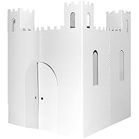 Blank Castle - Kids Art & Craft for Indoor & Outdoor Fun, Color, Draw, Doodle on this Blank Canvas–Decorate & Personalize a Cardboard Fort, 32