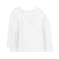 The Children's Place baby girls Basic Layering Long Sleeve Tee 2 Pack