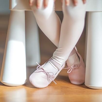 Stelle Ballet Shoes for Girls Toddler Genuine Leather Ballet Dance Slippers for Toddler/Little/Big Kids/Boys
