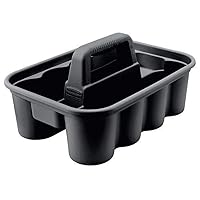 Deluxe Carry Caddy for Take-Out Coffee/Soft Drinks, Postmates/Uber Eats/Food Delivery, Cleaning Products, Sports/Water Bottles, Black