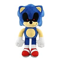 UIQCBHD 14.6 inch Blood Sonic.exe Plush Toy, Dark Sonic.exe
