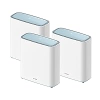 D-Link Eagle Pro AI Mesh WiFi 6 Router System (3-Pack) - Multi-Pack for Smart Wireless Internet Network, Compatible with Alexa and Google, AX3200 (M32/3)