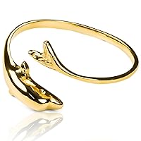 JOYERIA CARACAS, baby dolphin ring, 18k gold verified, size 6.5